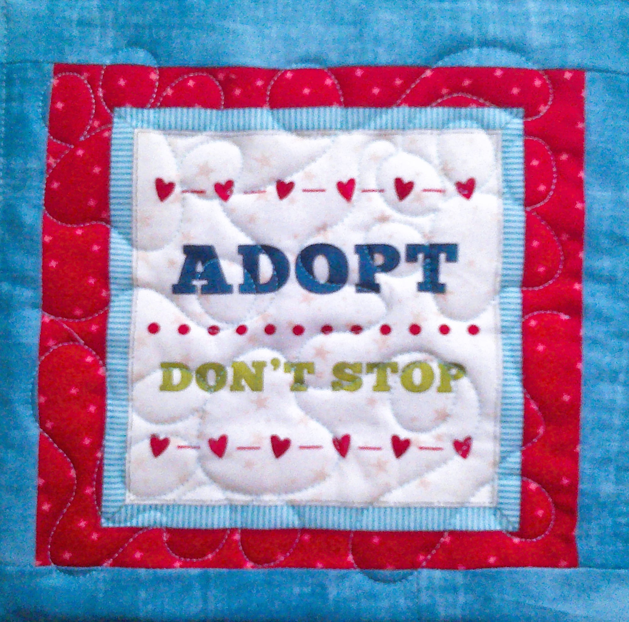 Rescue Pet Potholders/Hotpads: Adopt Dont Stop