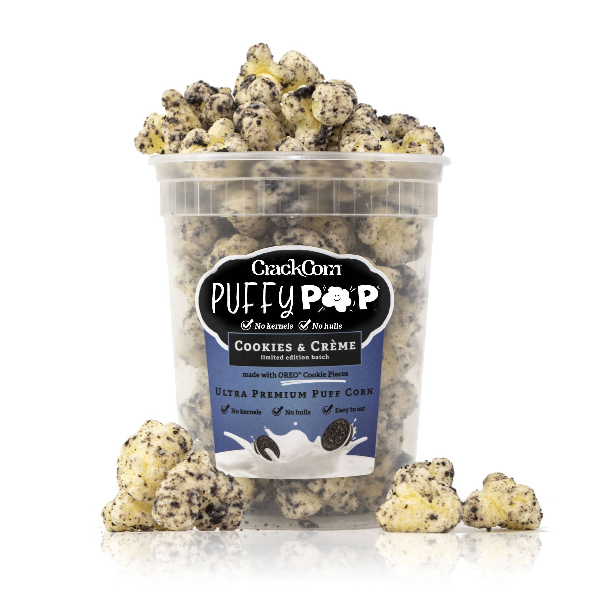 Crack Corn Puffy Pop - Cookies & Crème