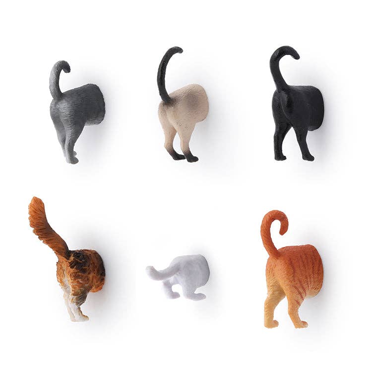 Cat Butt Magnets Set Of 6