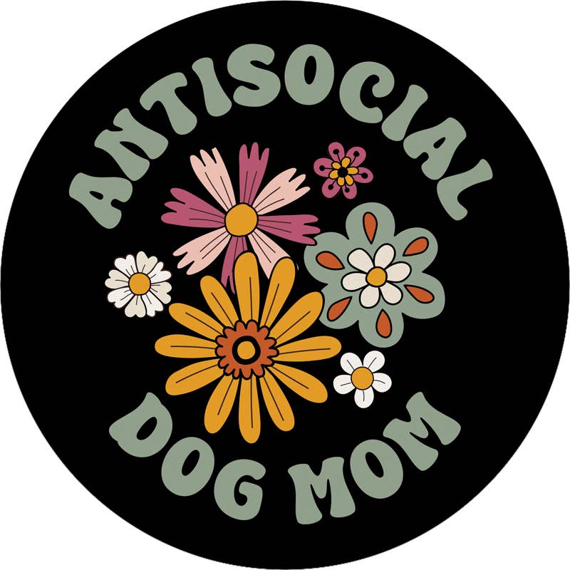 Antisocial Dog Car Coaster