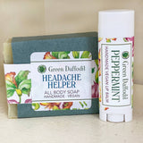 Headache Helper  Soap & Lip Balm Dish Kit Gift Set