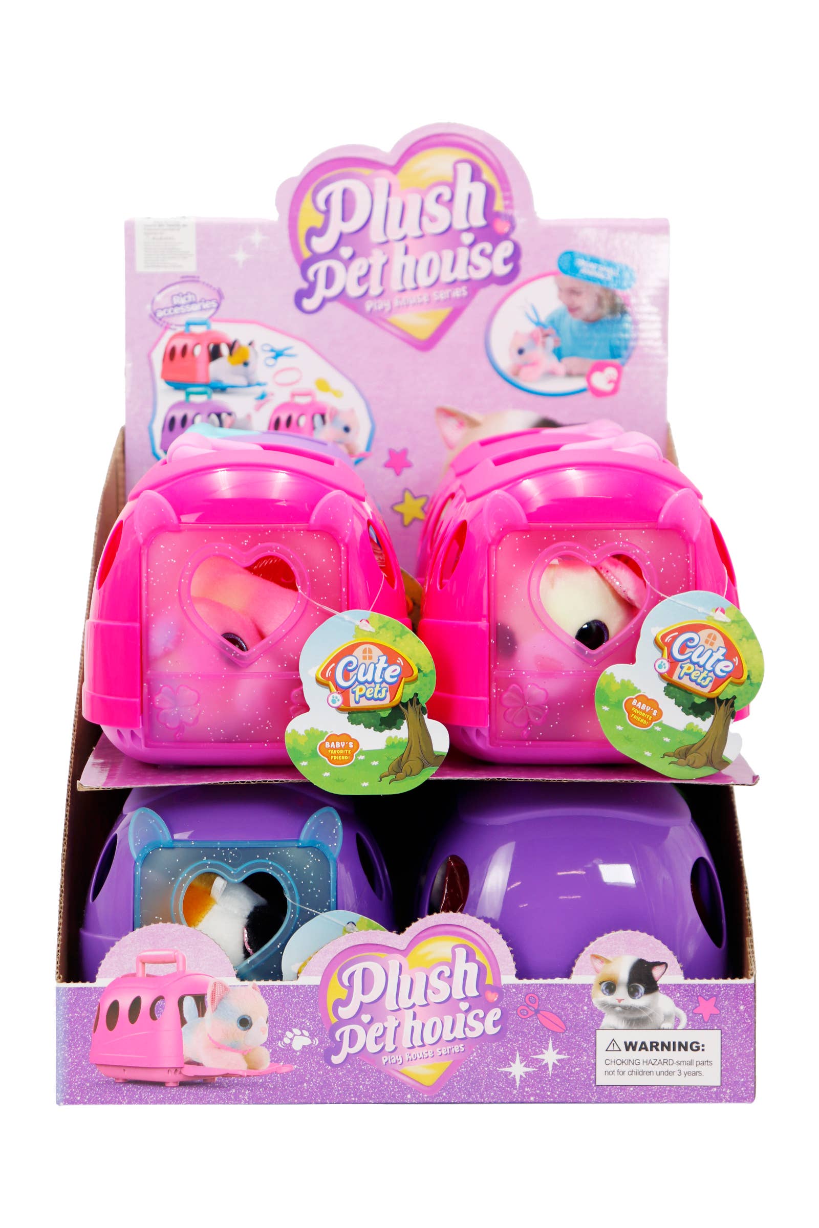 Cute Pet Friends Kennel Stuffed Toy