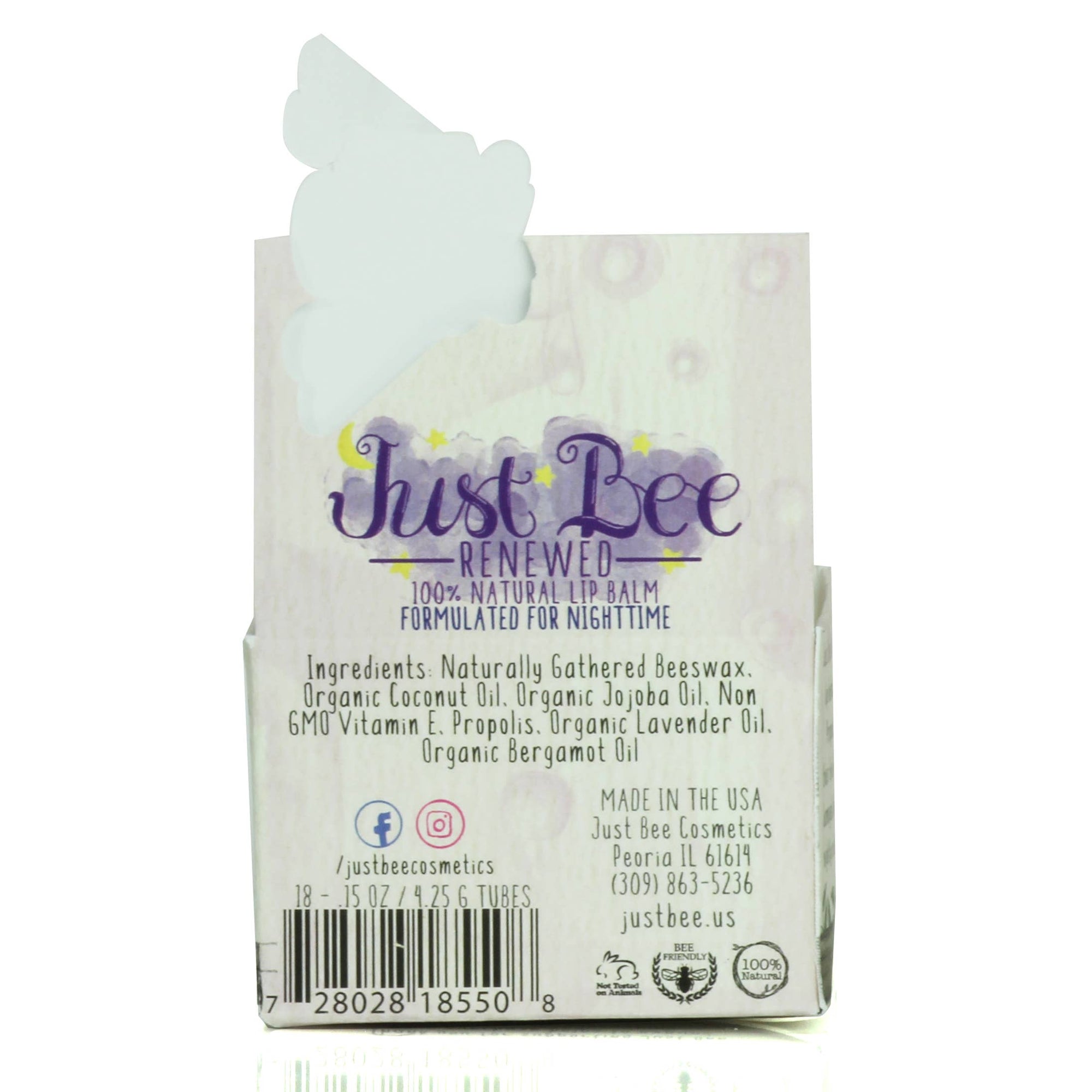 Just Bee Renewed Lip Balm Lavender