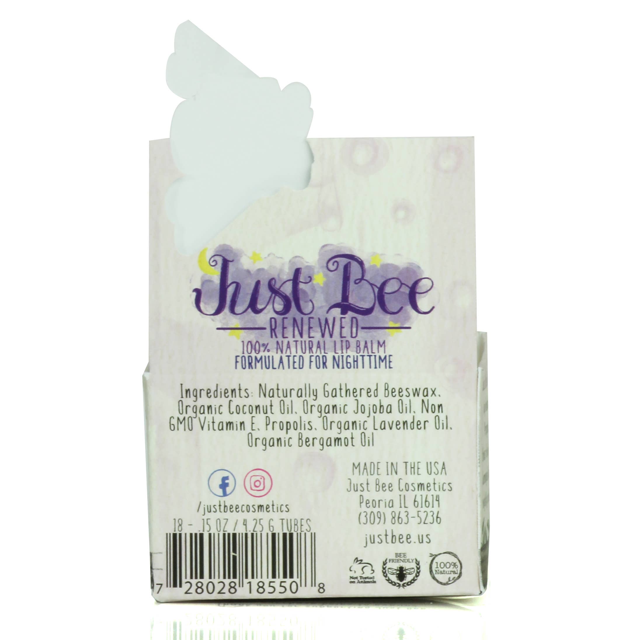 Just Bee Renewed Lip Balm Lavender