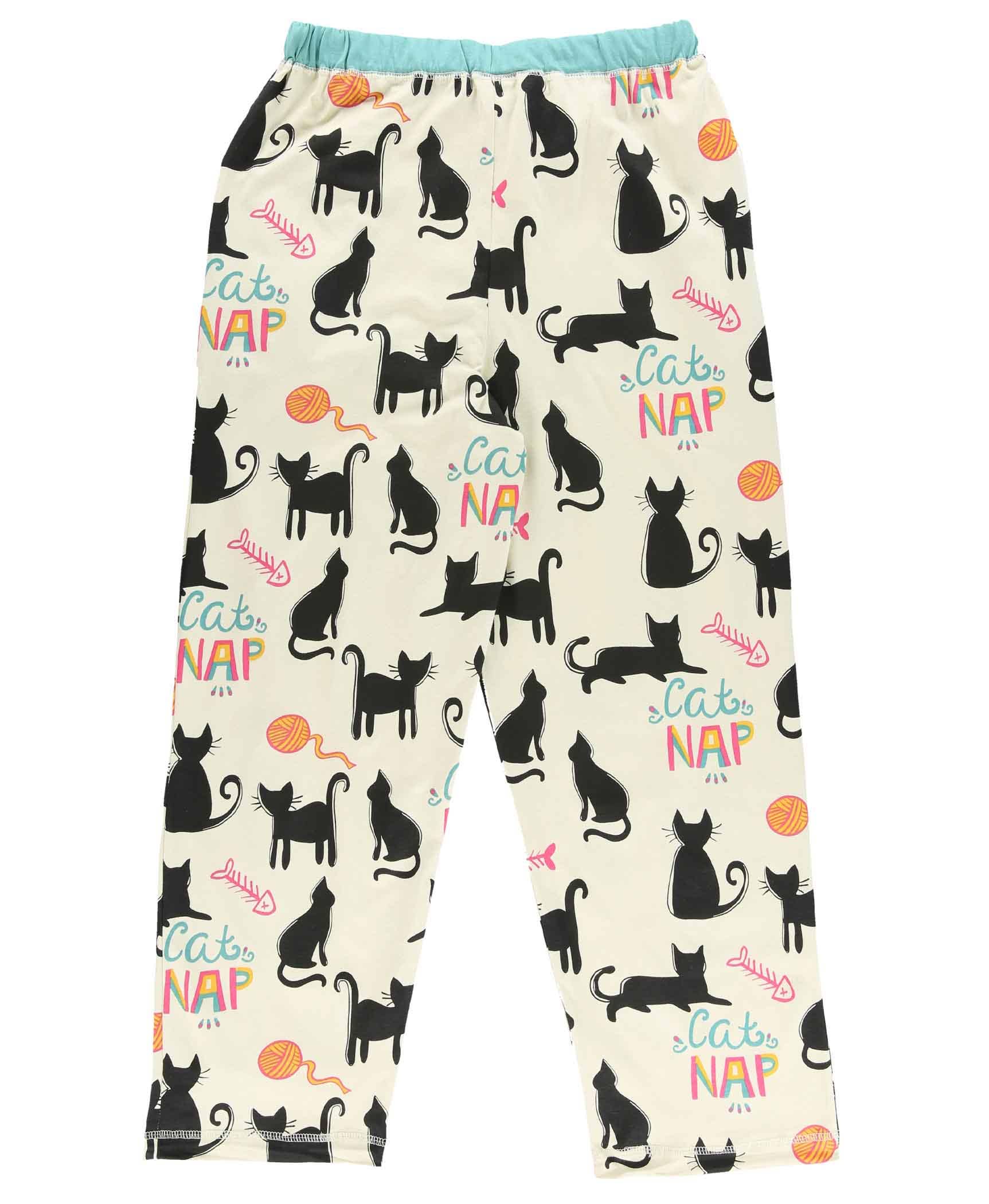 Cat Nap Blue Women's Pajama Pant