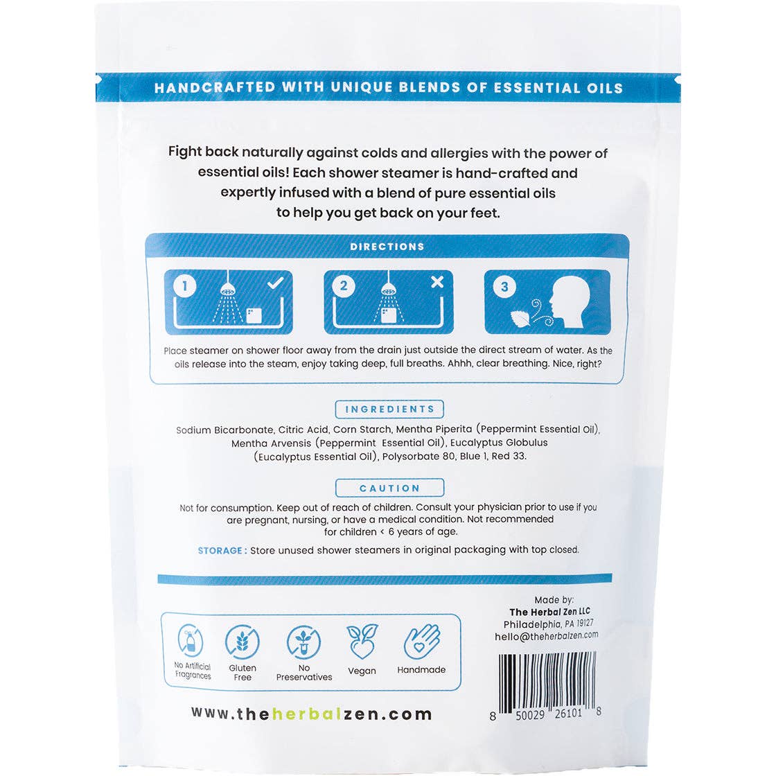 Cold Kicker Aromatherapy Shower Steamers