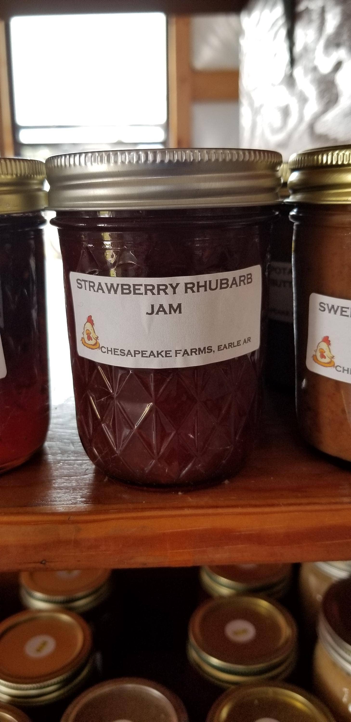 Chesapeake Farms Small-batch Strawberry Rhubarb Jam 8oz