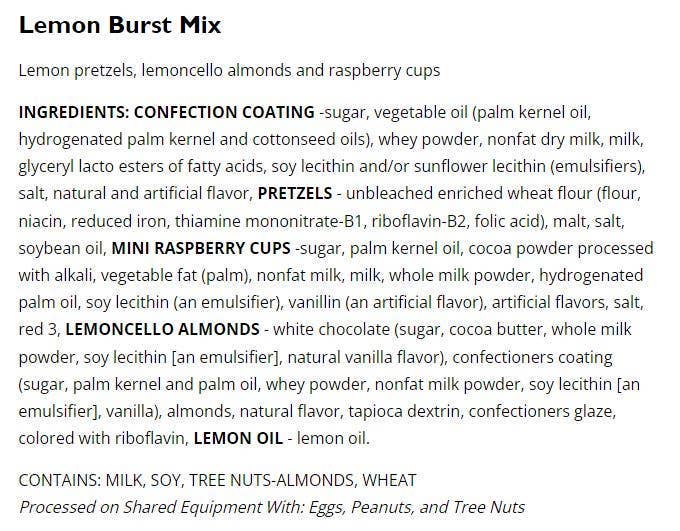 Red Rocker Candy - Lemon Burst