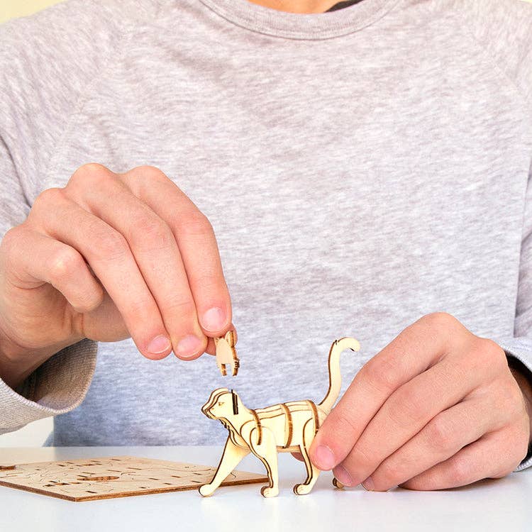 Cat 3D Wooden Puzzle