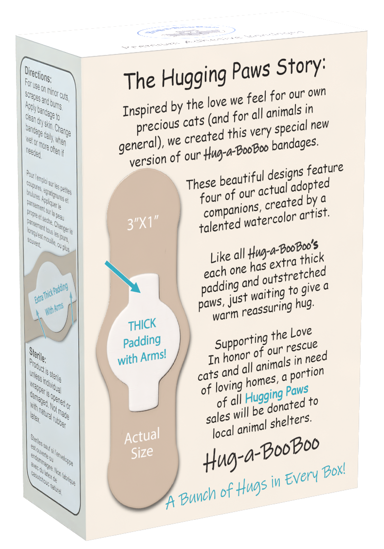 Hug-a-BooBoo "Hugging Paws" Premium Bandages