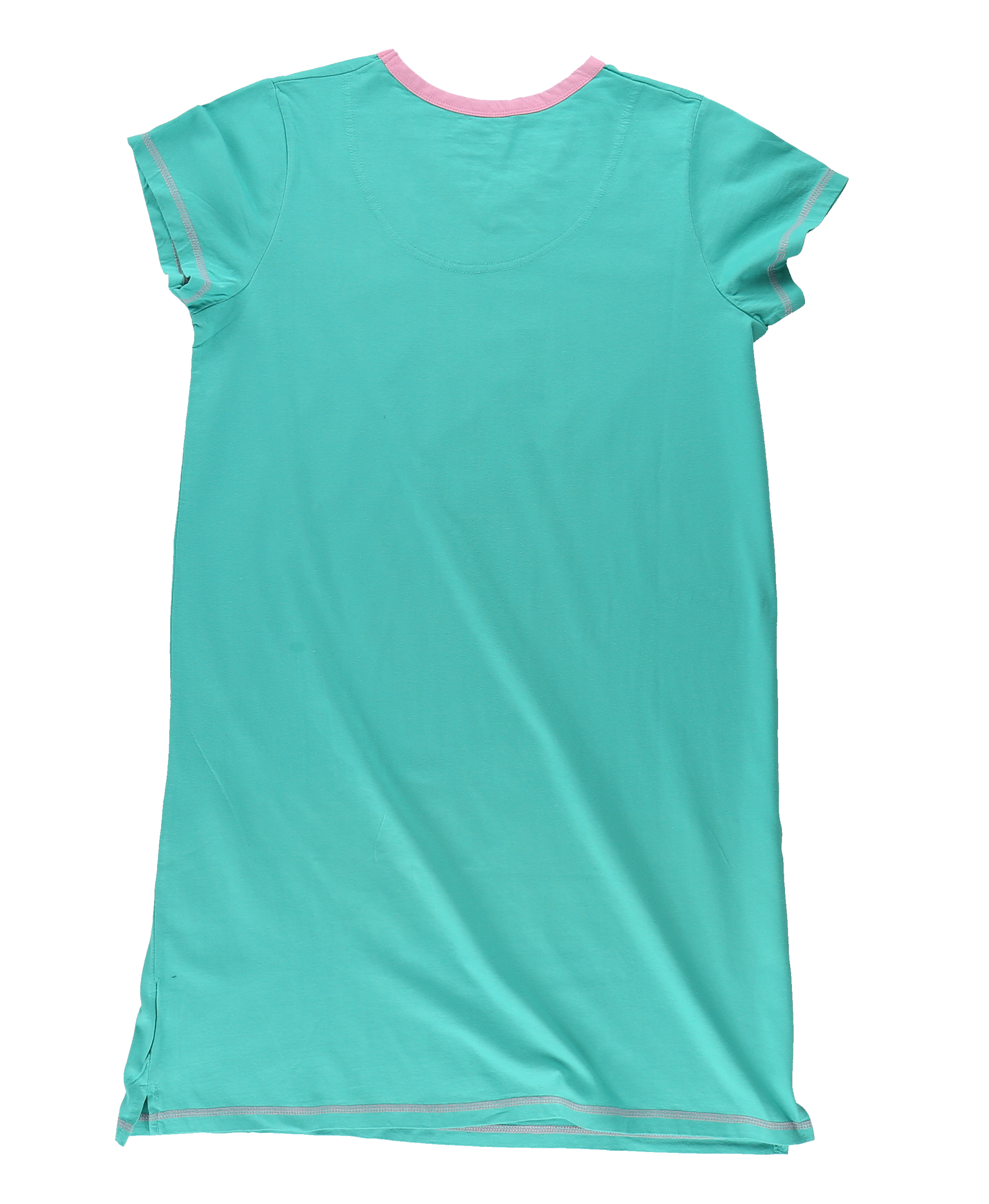 Feline Sleepy V-Neck Nightshirt