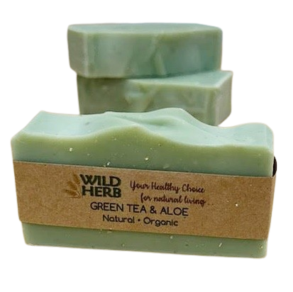 Green Tea, Aloe & Oats Natural Soap Bar