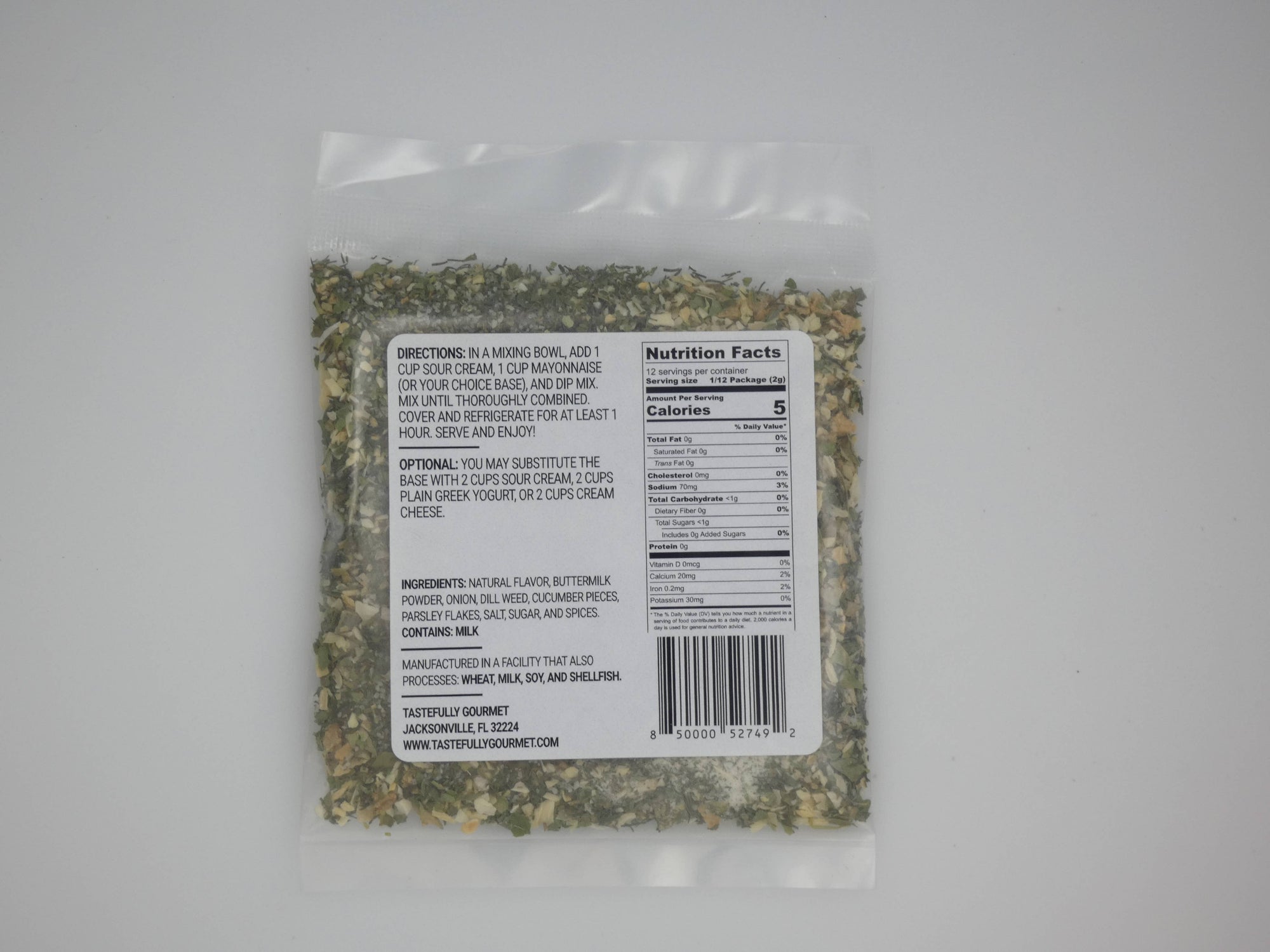 Cucumber Dill Dip Mix