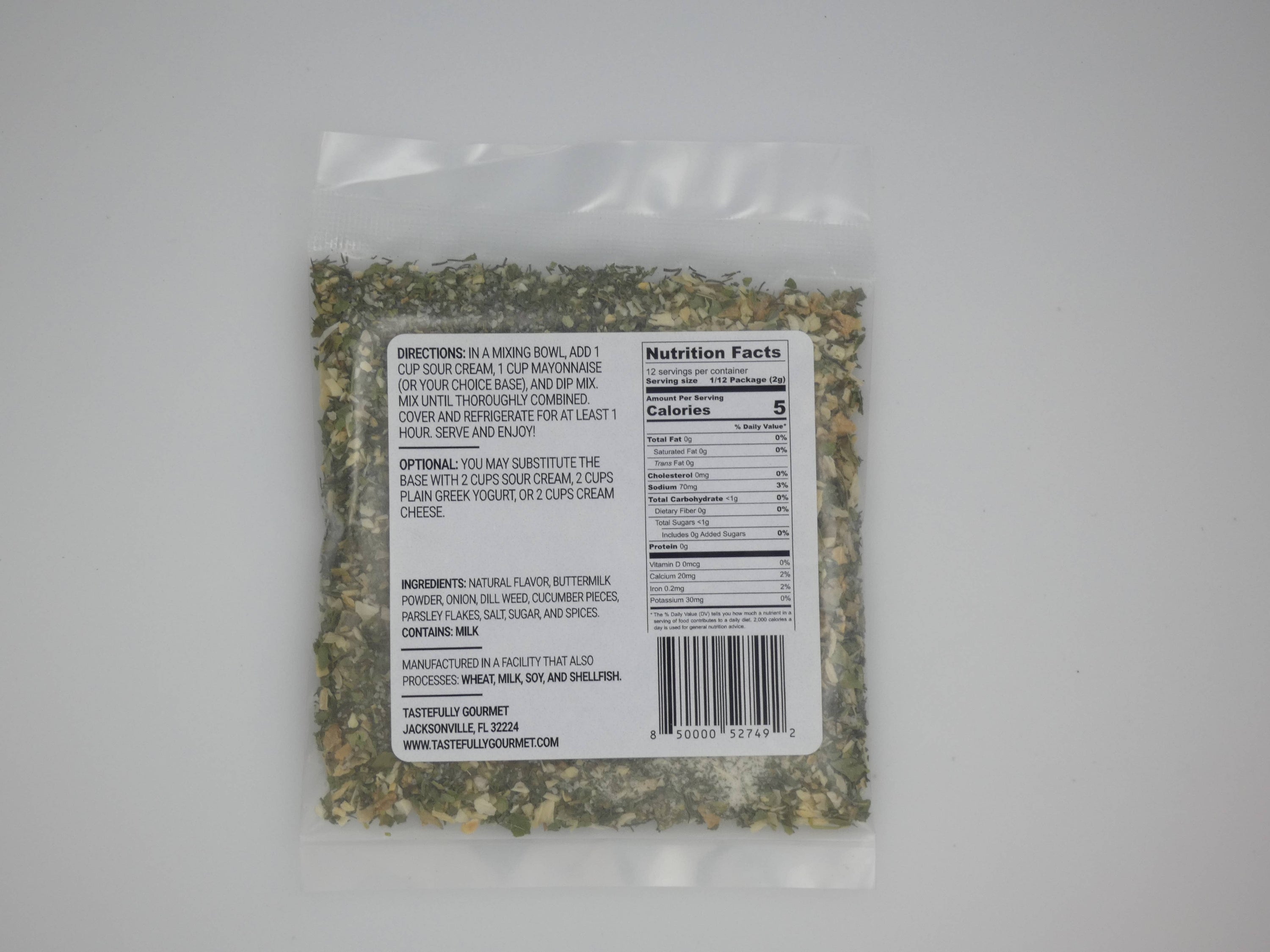 Cucumber Dill Dip Mix
