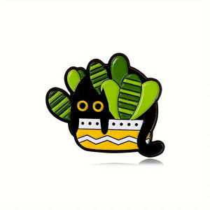 Cactus Kitty Enamel Pin