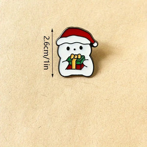 Christmas Gummy Cat Enamel Pin