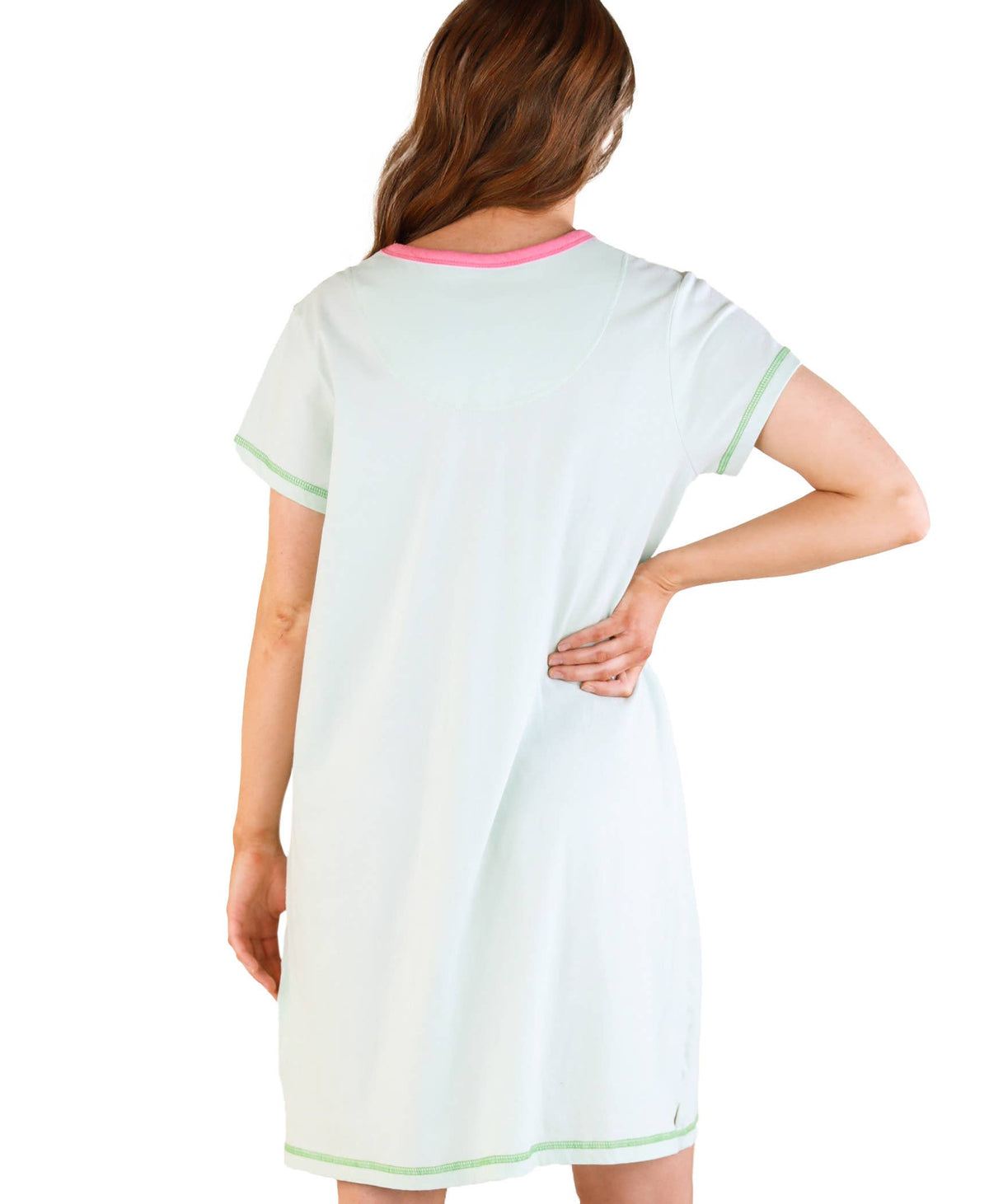 Pawsitively Tired V-Neck Nightshirt