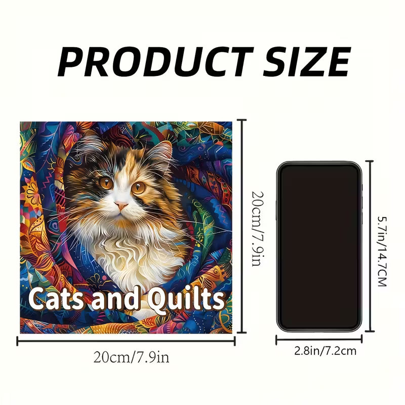 Cats & Quilts Coloring Book