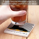 Better Life Absorbent Stone Tumbled Tile Coaster