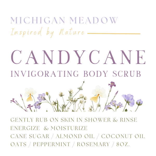 Michigan Meadow Candy Cane Invigorating Body Scrub