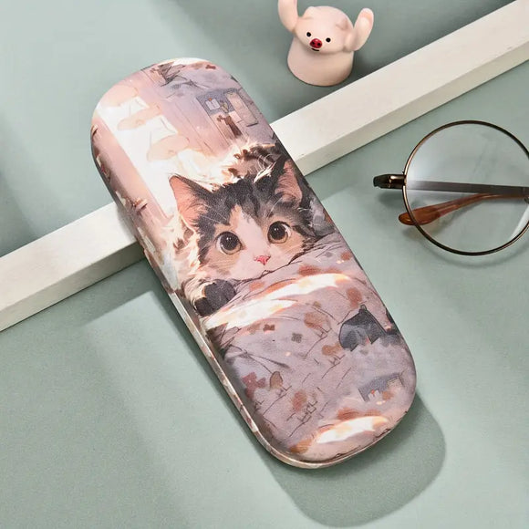 Sleepy Girl Eyeglass Case