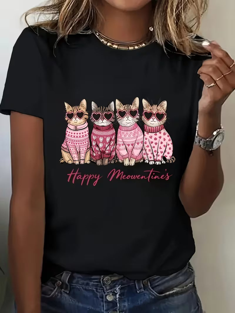 Happy Meowintine's T-shirt