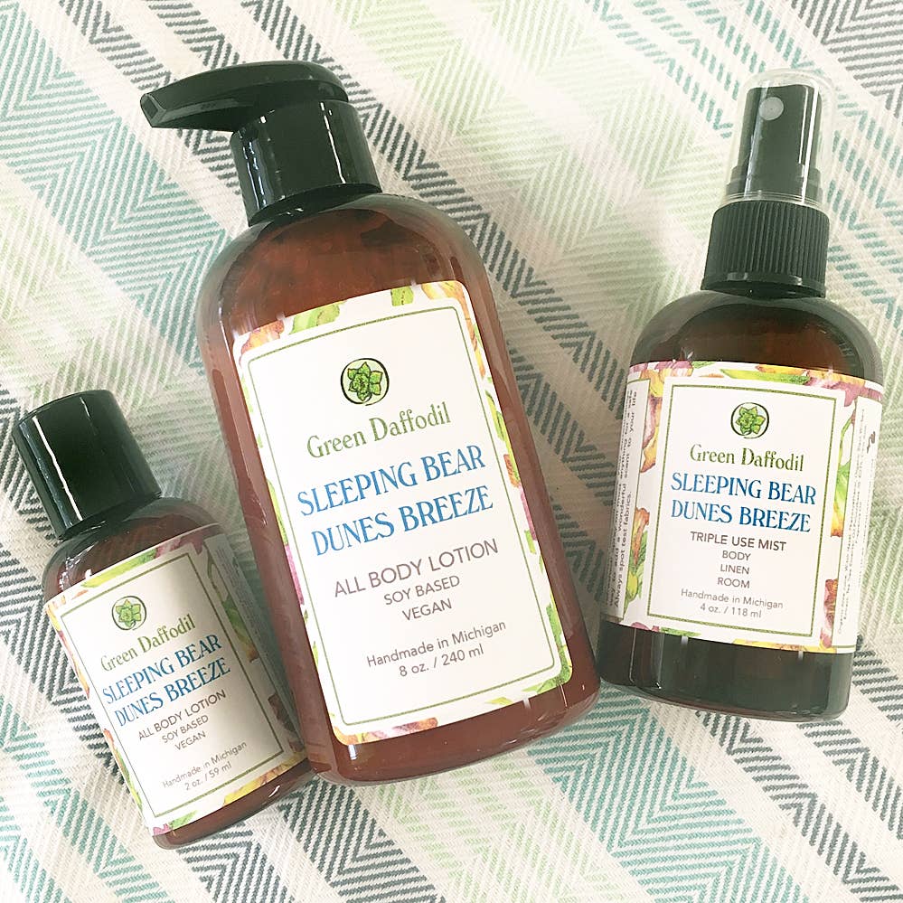 Sleeping Bear Dunes Breeze Mini SoyLotion Bottle  - Michigan