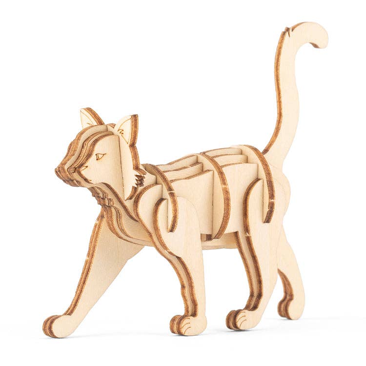 Cat 3D Wooden Puzzle