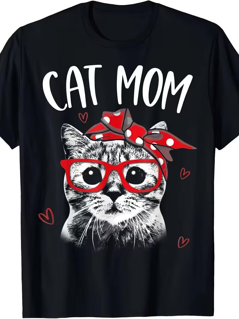 Cat Mom T-shirt