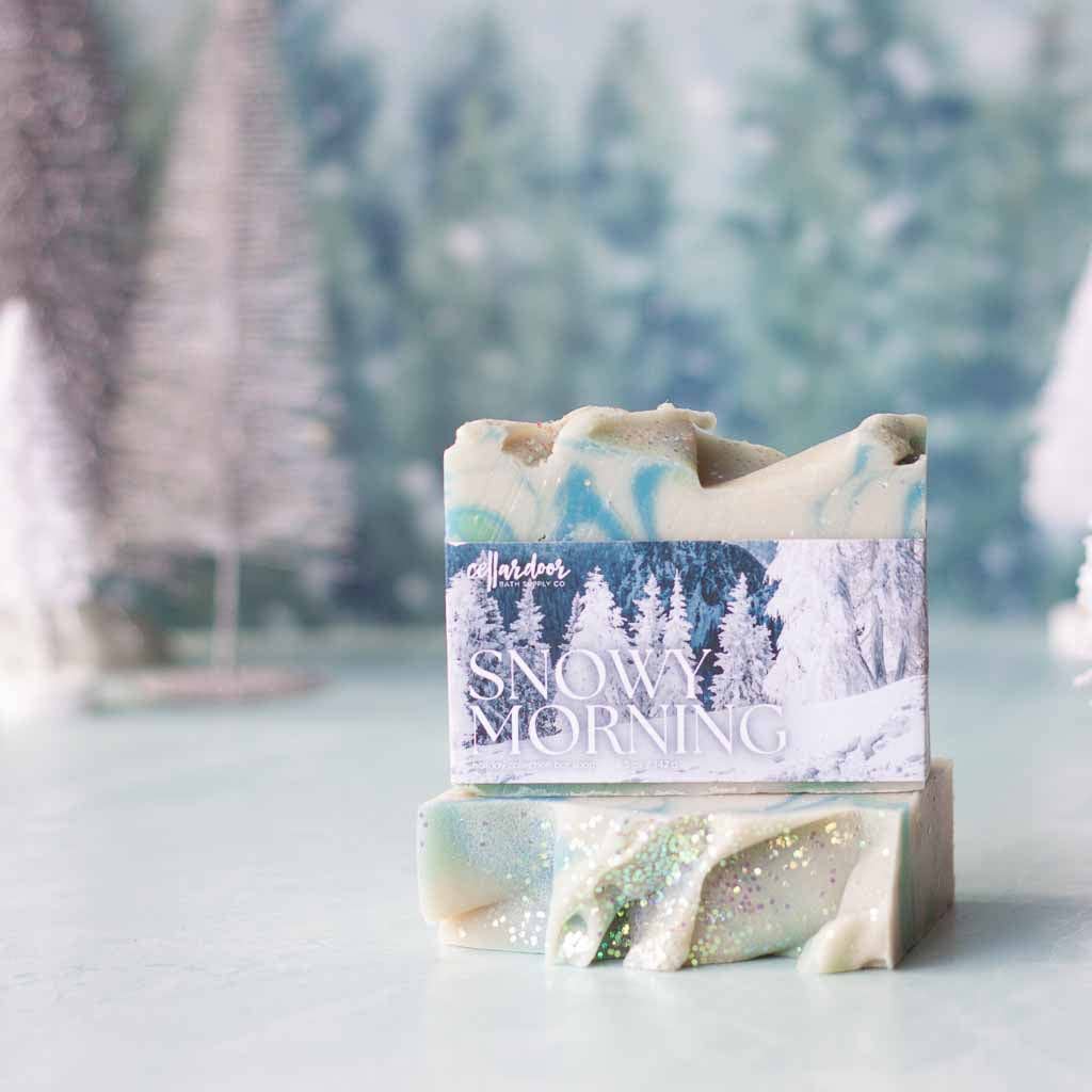 Snowy Morning Bar Soap – bath & body treat at the Feline Community Network gift shop