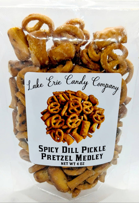 Spicy Dill Pickle Pretzel Medley