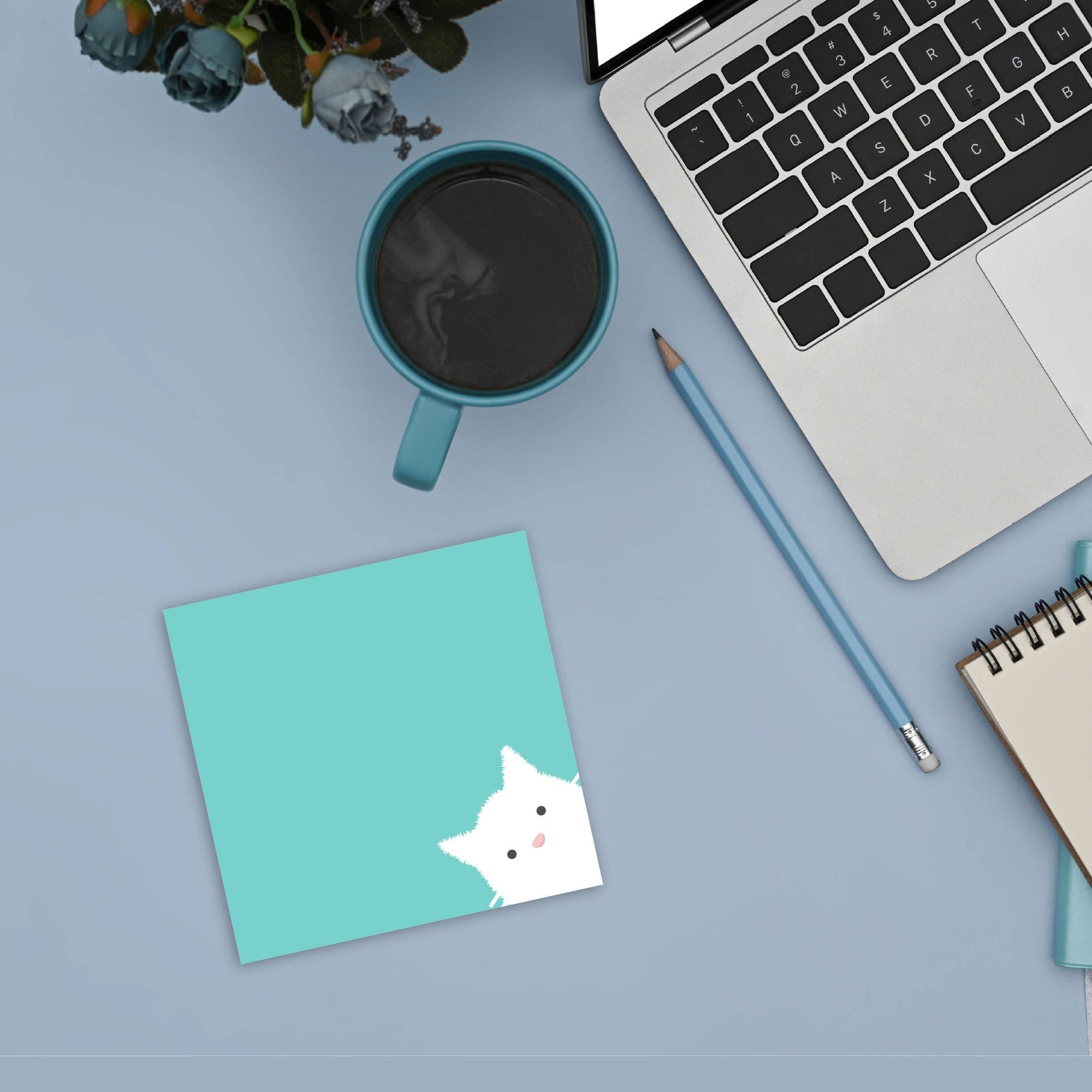 Peeking Cat Post-it® Note 3x3