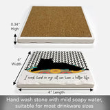 Better Life Absorbent Stone Tumbled Tile Coaster