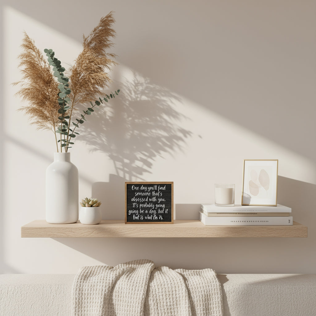 Obsessed Dog-5x5 Wooden Block Sign