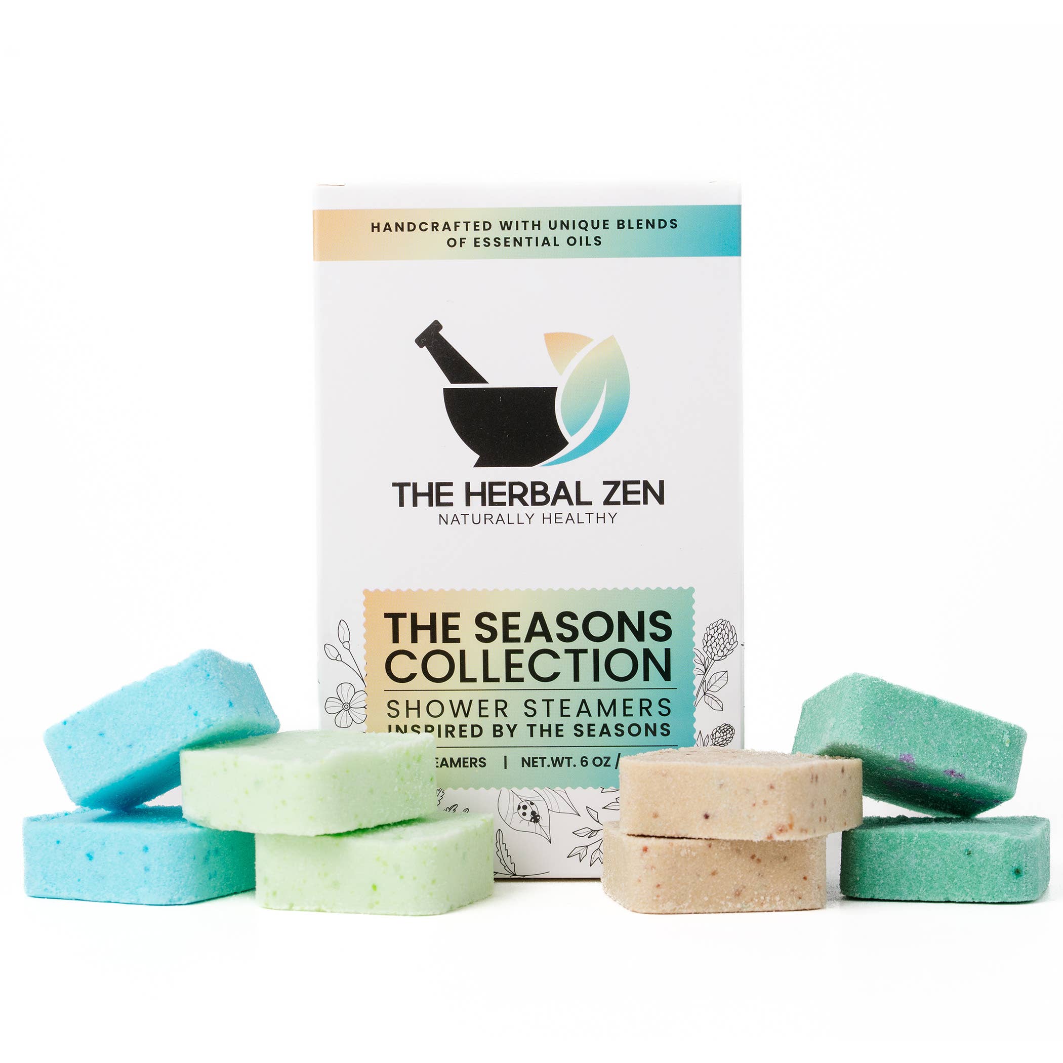 Shower Steamer Gift Box – 4 Blend Variety Set