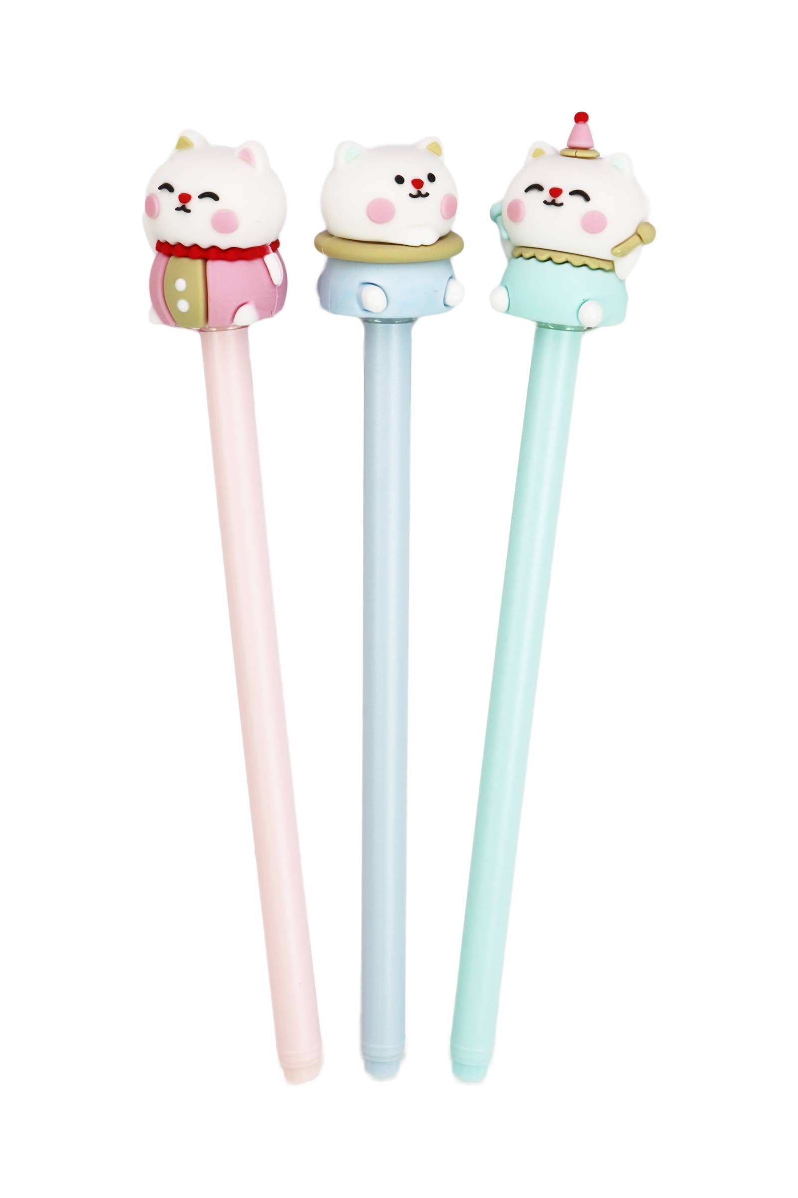 Circus Kitty Cat Figurine Ballpoint Pen