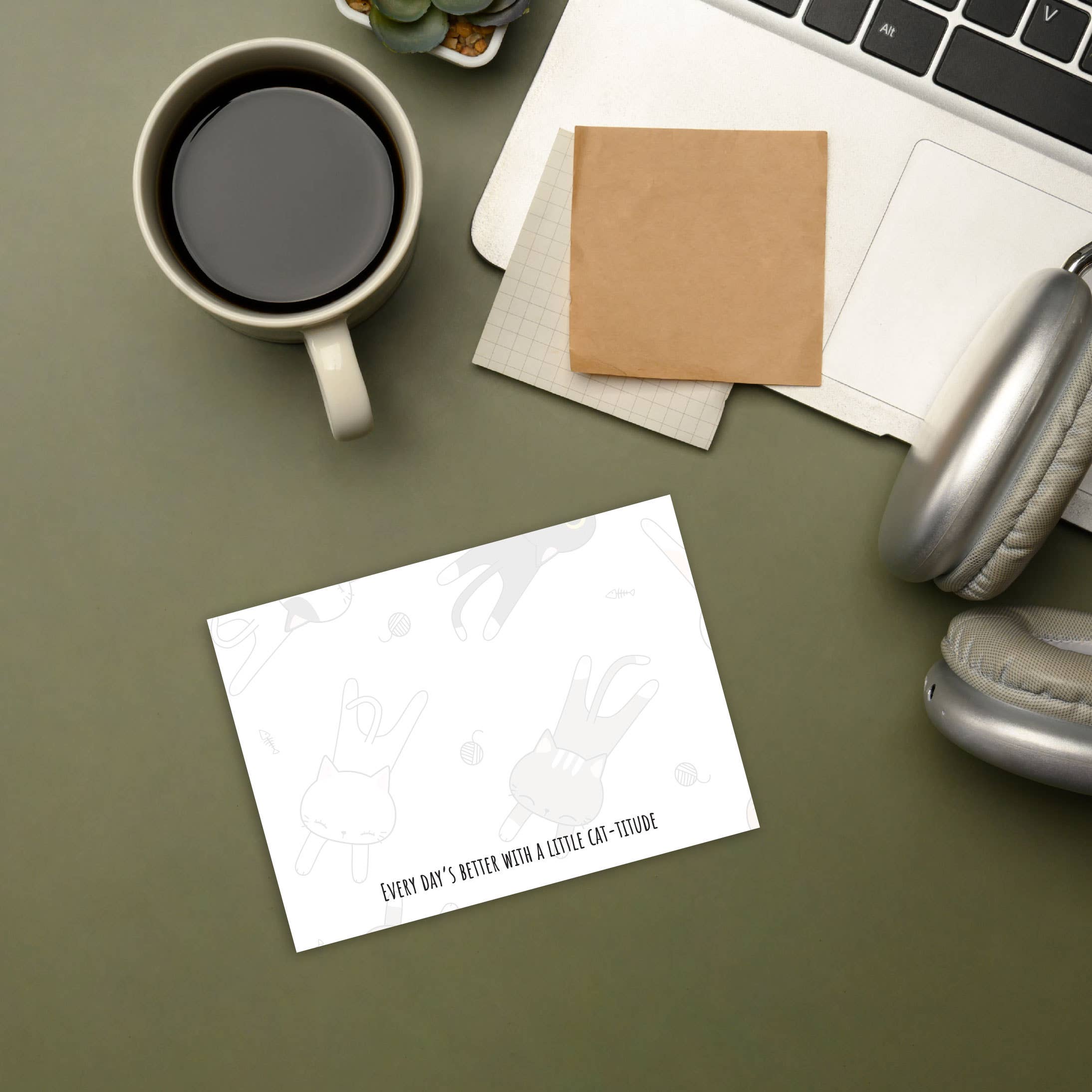 Little Cat-titude Post-it® Note 3x4