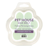 Lavender Green Tea Wax Melt 3 oz for homes with pets