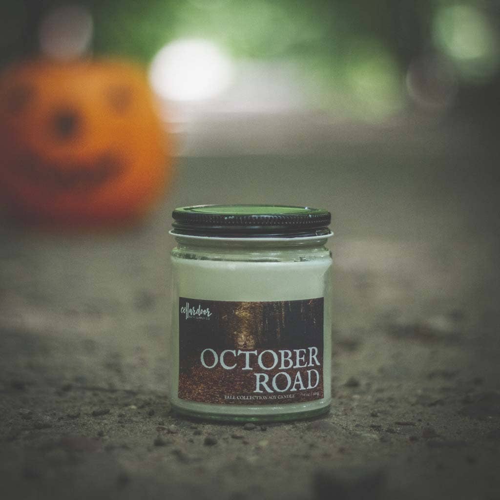 Cellar Door Bath Supply Co 7.5 oz Soy Candle  - October Road