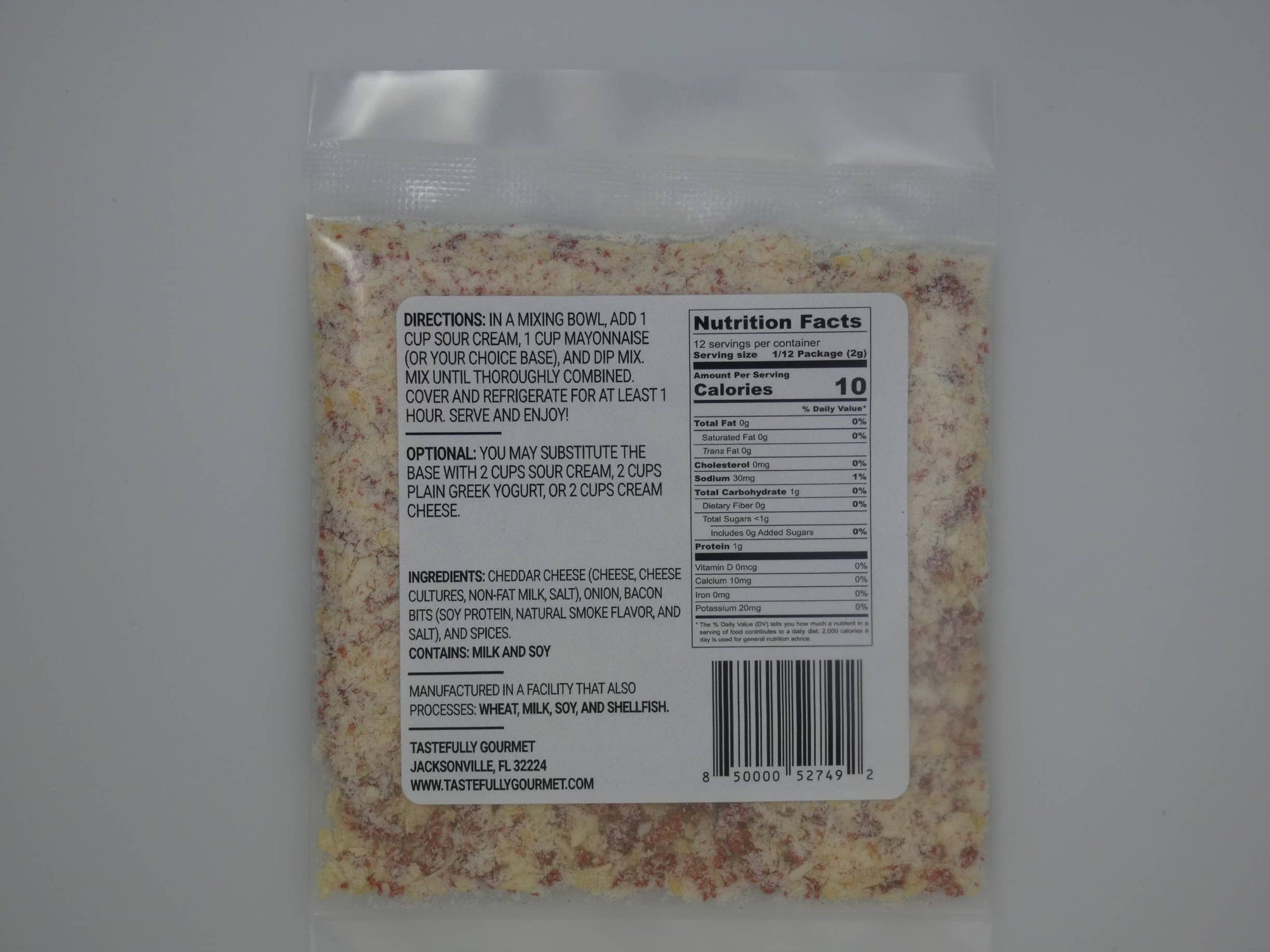 White Cheddar And Bacon Dip Mix