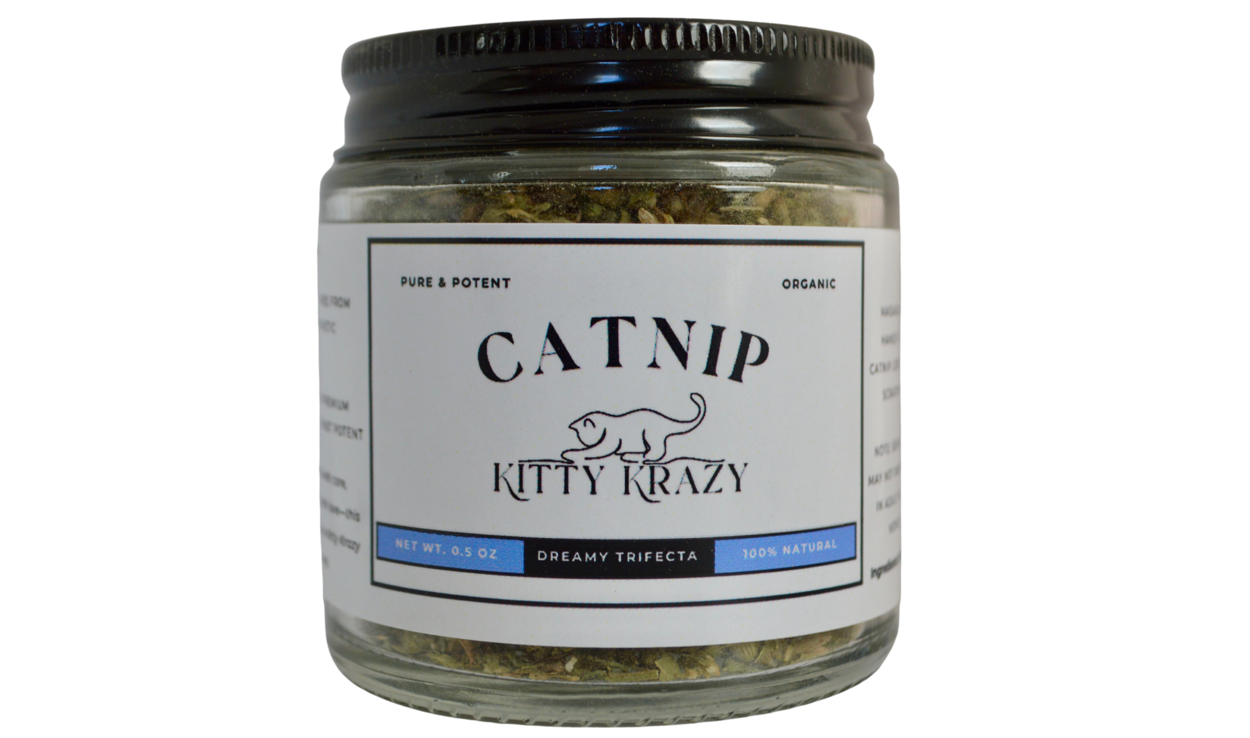 Kitty Krazy Dreamy Trifecta Top-Shelf Catnip Blend 0.5 OZ