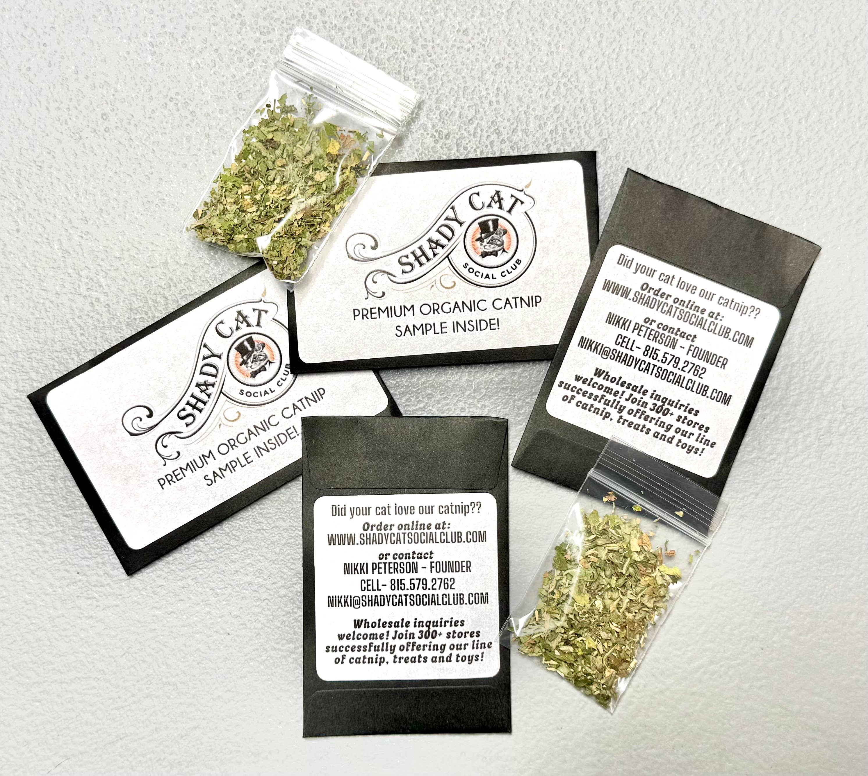 Shady Cat Catnip Samples