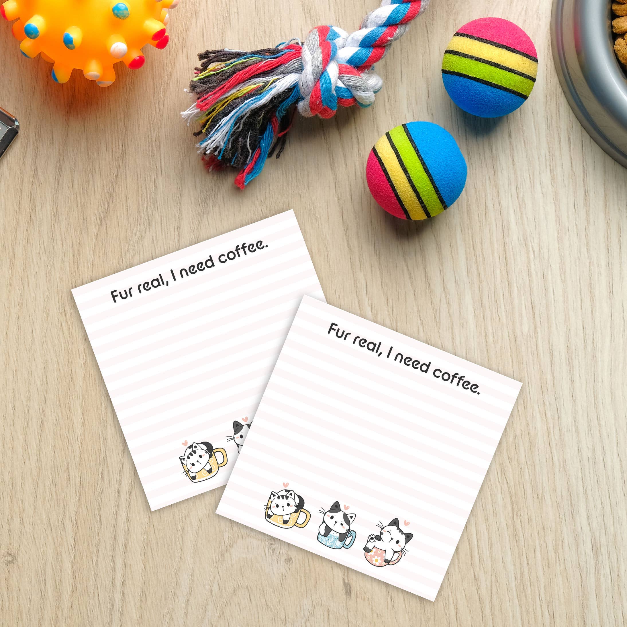 Fur Real Coffee Cat Post-it® Note 3x3