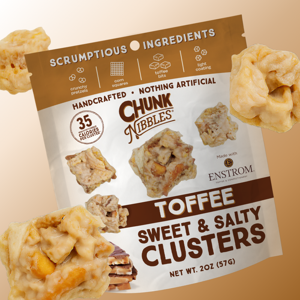Toffee Chunk Nibbles 2oz Snack Pack