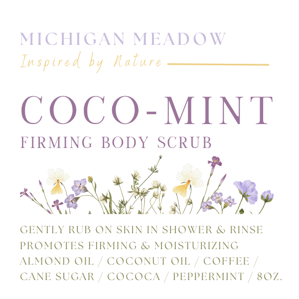 Michigan Meadow Coco Mint Firming Body Scrub