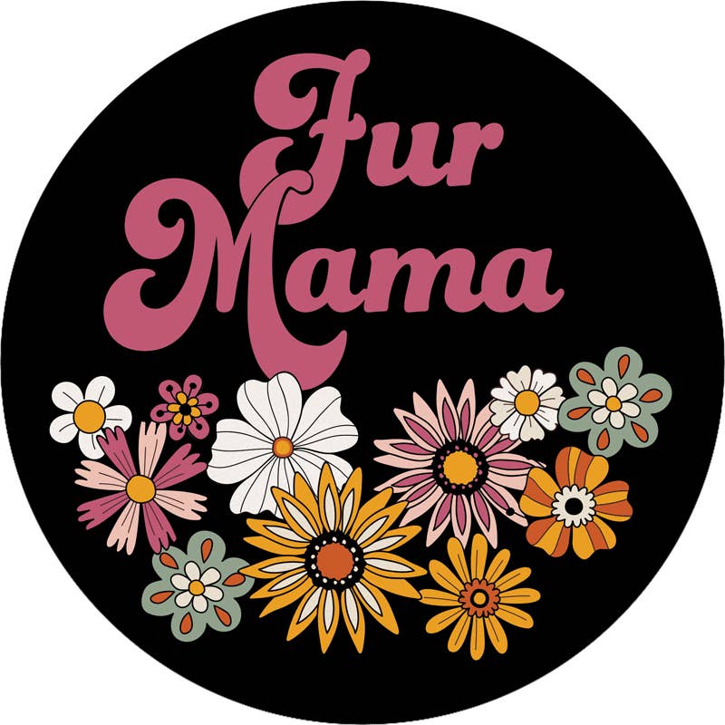 Fur Mama Floral Car Coaster