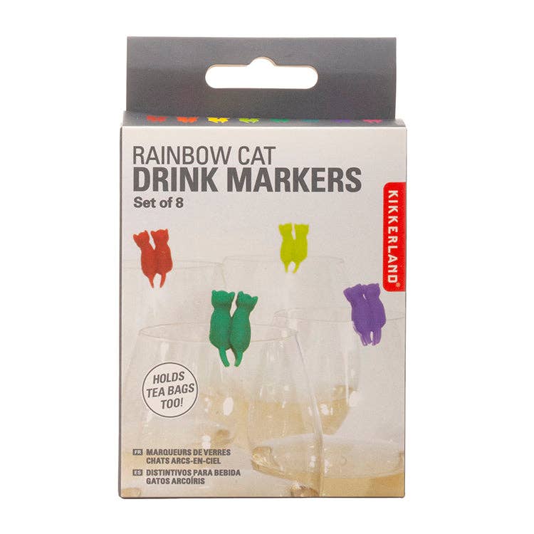Rainbow Cat Drink Markers