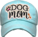 Dog Mom Washed Vintage Ballcap