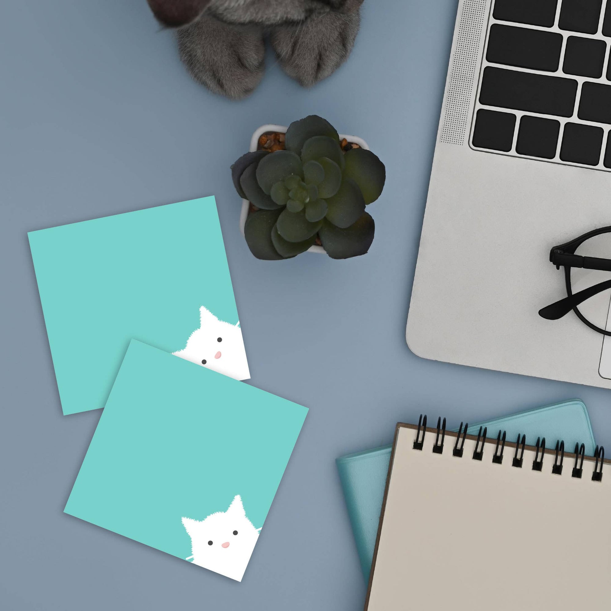 Peeking Cat Post-it® Note 3x3