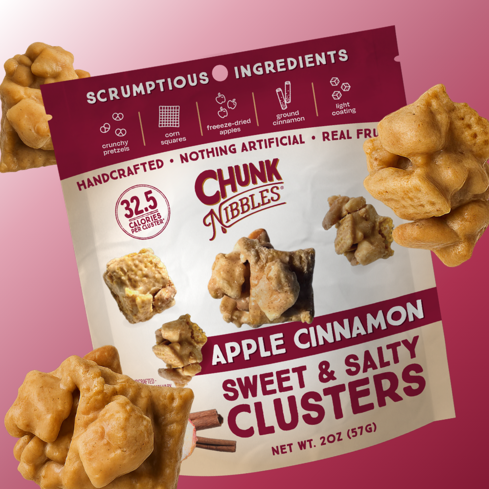 Apple Cinnamon Chunk Nibbles 2oz Snack Pack
